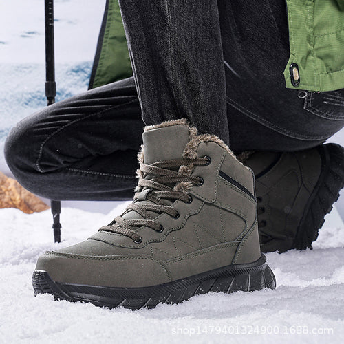 Damen Hohe Winterstiefel mit kuscheligem Futter und griffiger Sohle EB