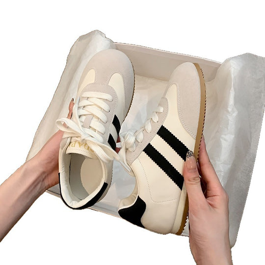 Damen Sportliche Freizeit-Sneaker im Retro-Stil EB