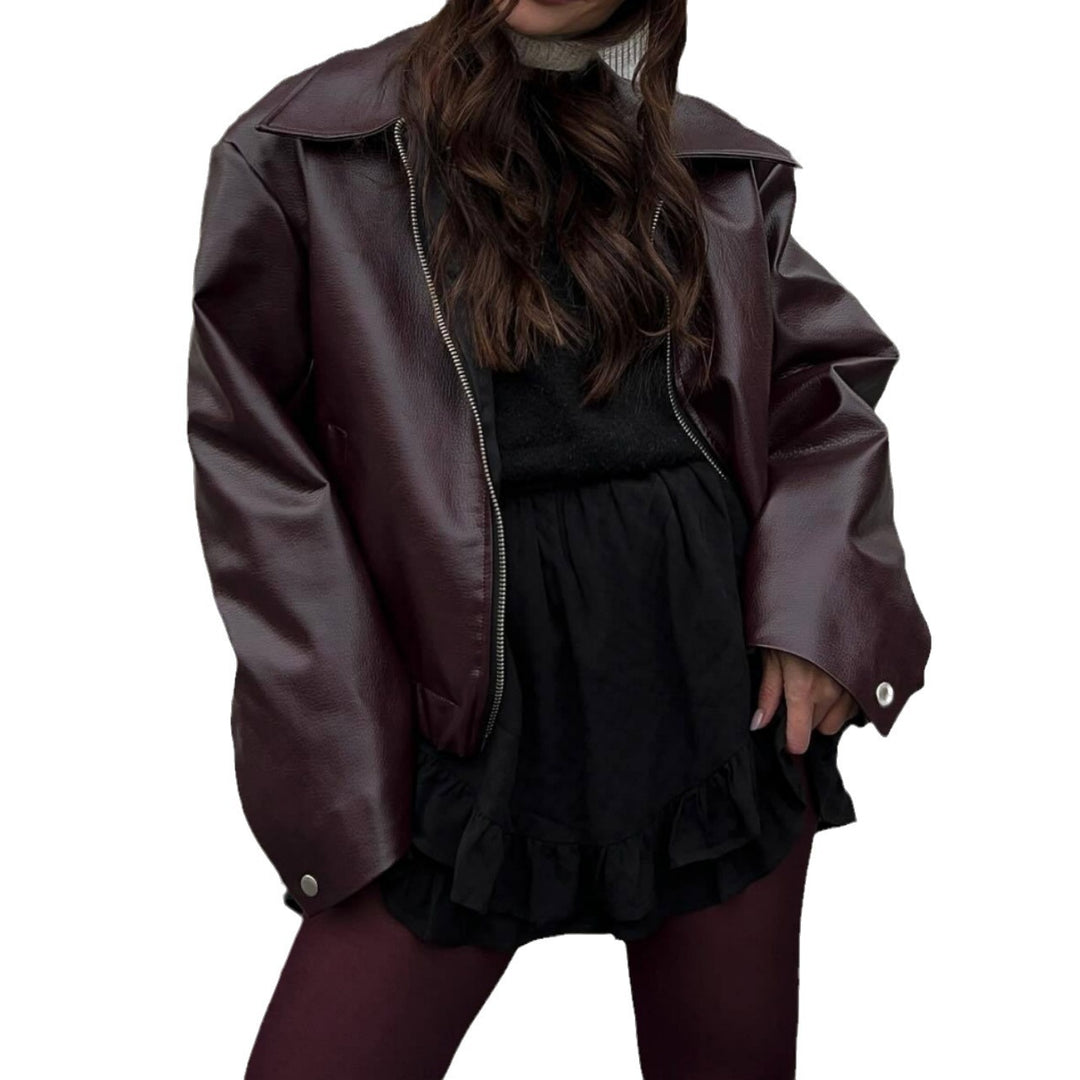 Damen Lässige jacke im sportlichen Stil mit elastischem Bund EB