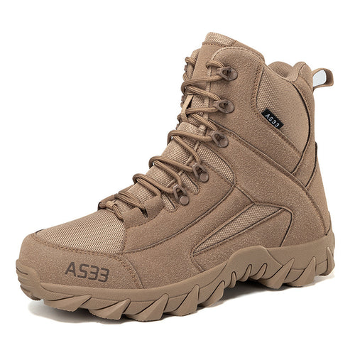 Damen Wanderboots mit hoher Knöchelschnürung und rutschfester Profilsohle EB