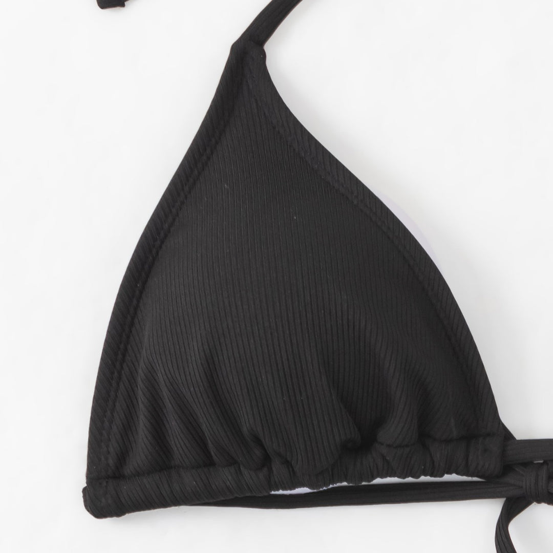 Damen Triangel-Bikini mit verstellbaren Trägern und figurformenden Elementen EB
