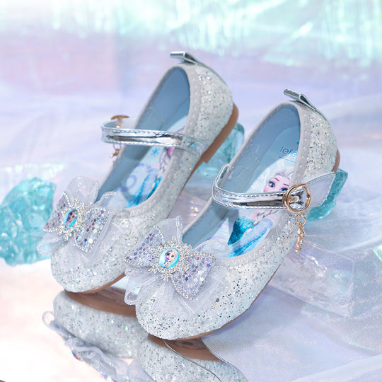 Mädchen Glitzernde Ballerina mit dekorativer Schleifenapplikation EB