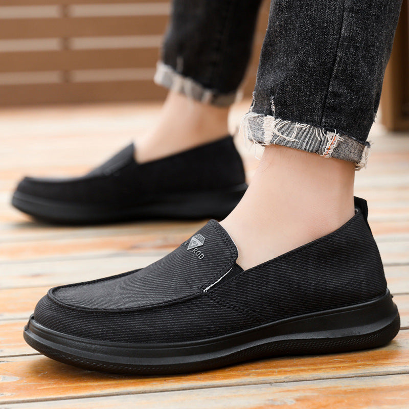 Damen Bequeme Slip-On Freizeitschuhe mit rutschfester Sohle und elastischem Obermaterial EB