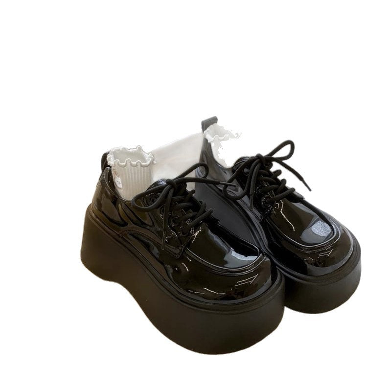 Damen Hohe Plateau-Sneaker mit elegantem Strickaufsatz EB