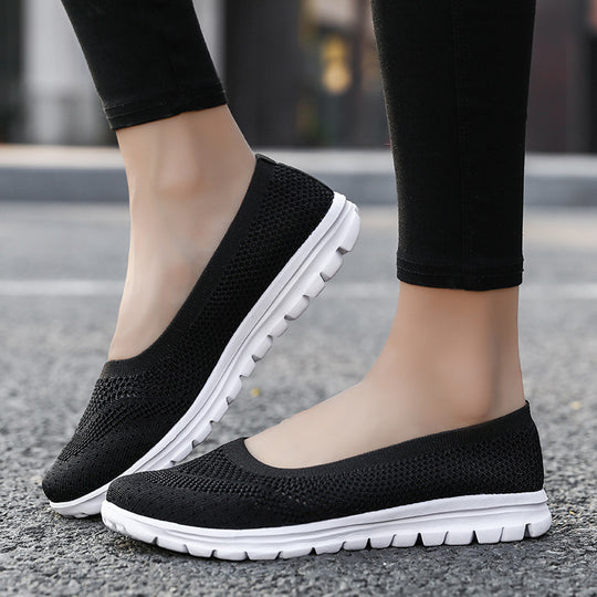 Damen Leichte und atmungsaktive Slip-On Sneakers EB