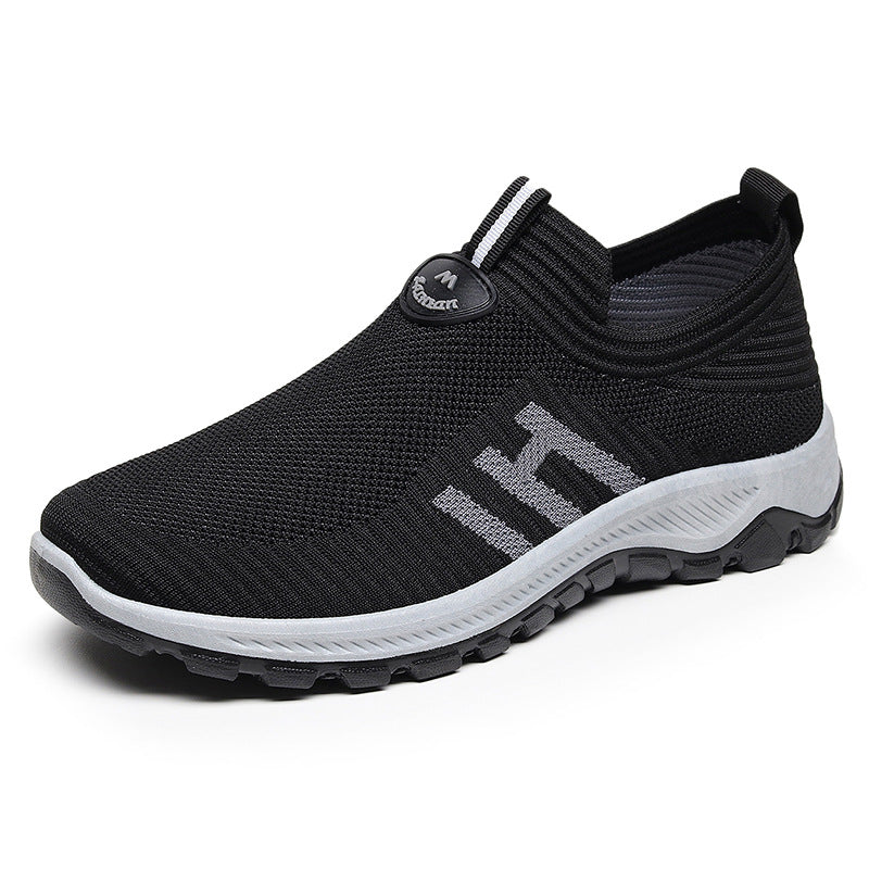 Damen Bequeme Stretch-Sneakers mit rutschfester Sohle EB