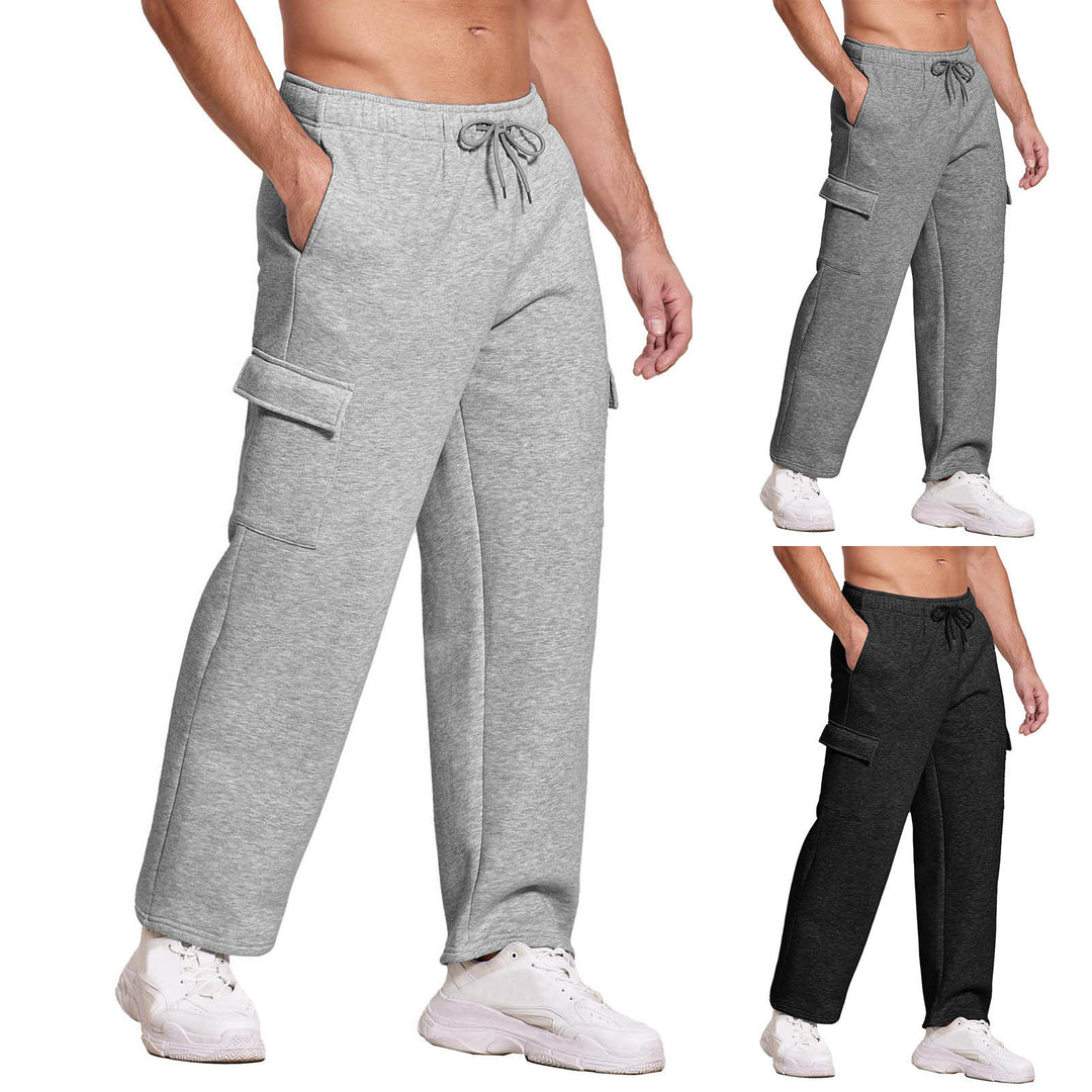 Damen nan weiche Cargo-Jogginghose mit Kordelzug und Seitentaschen EB