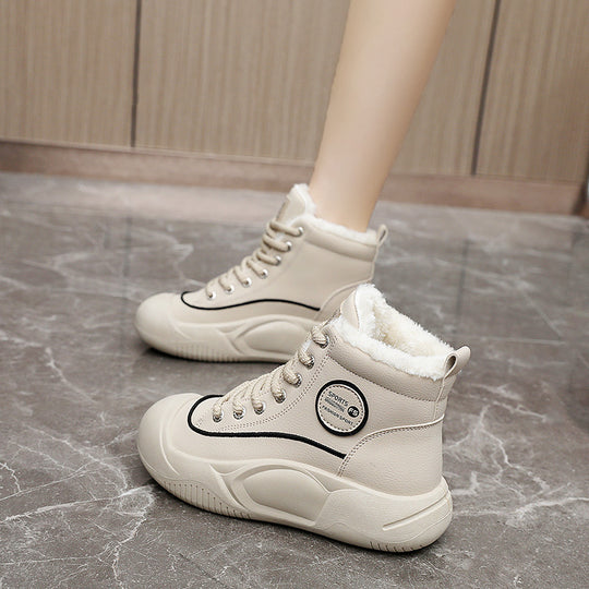 Damen Hochkomfortable Winter Sneakers mit isolierendem Fleece-Futter EB