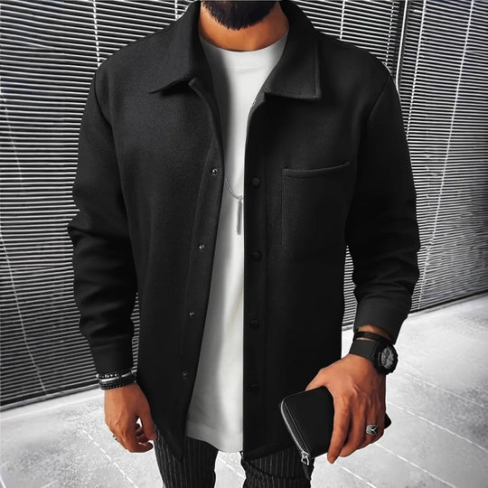 Herren gemütliche und stilvolle Fleecejacke EB