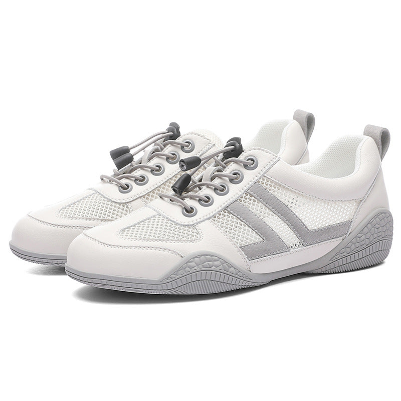 Damen Atmungsaktive Freizeitsneaker mit elastischem Schnürsystem und rutschfester Sohle EB
