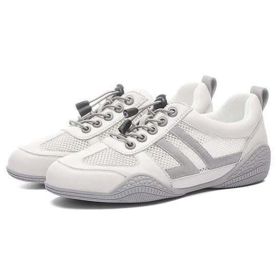 Damen Atmungsaktive Freizeitsneaker mit elastischem Schnürsystem und rutschfester Sohle EB