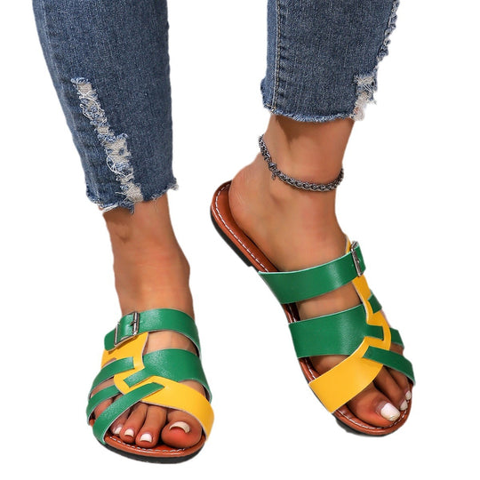Damen Riemchen-Sandalen im modischen Design mit ergonomischem Fußbett EB