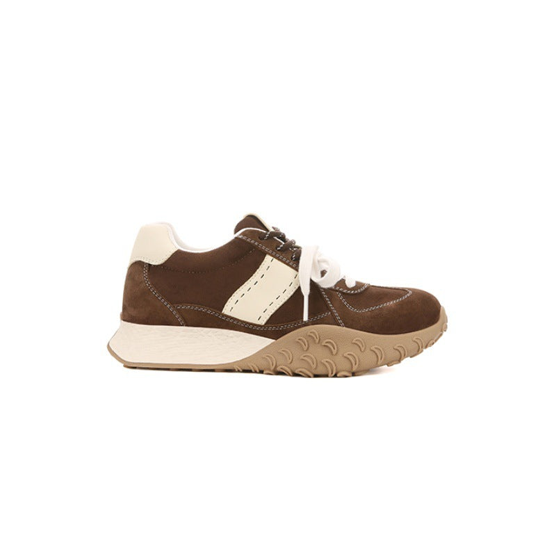 Damen Sportliche Sneakers mit hochwertigem Wildleder und dämpfender Sohle EB