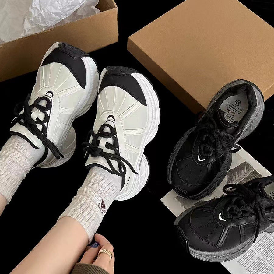 Damen Sportliche Chunky Sneakers mit dämpfender Sohle EB
