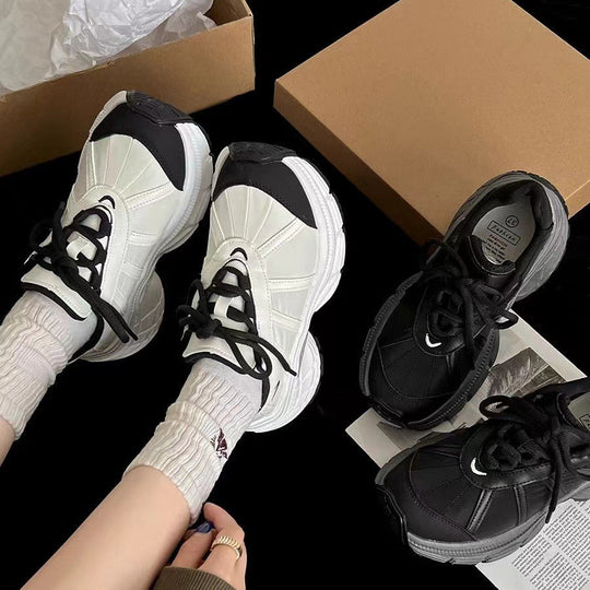 Damen Sportliche Chunky Sneakers mit dämpfender Sohle EB