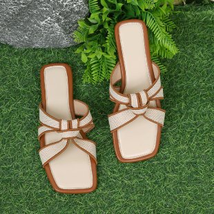 Damen offene Riemchen-Sandalen mit verspieltem Design EB