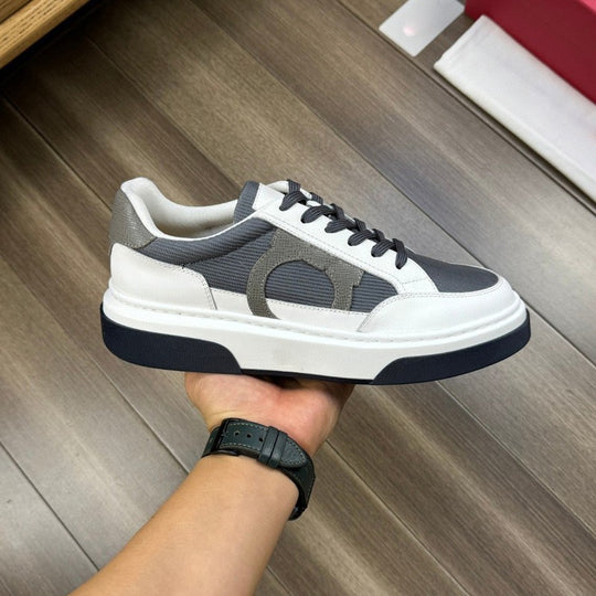 Damen modische Sneakers mit robustem Profil und strapazierfähiger Gummisohle EB
