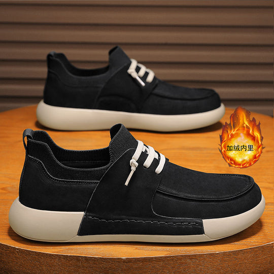 Herren Freizeit Sneaker mit elastischem Kragen und dämpfendem Sohlenprofil EB