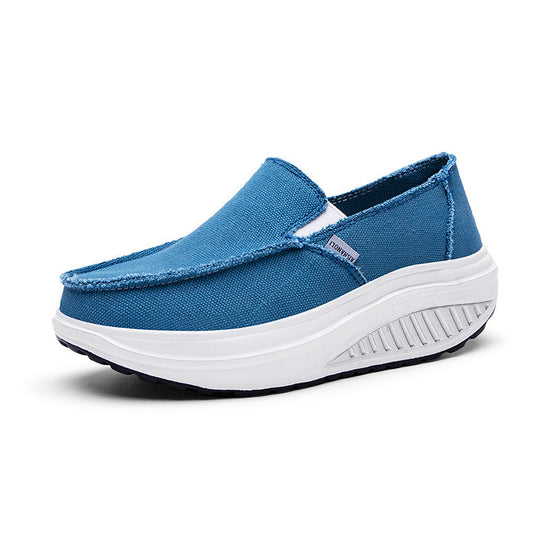 Damen Slip-On Freizeitschuhe mit flexiblem Design und dämpfendem Fußbett EB