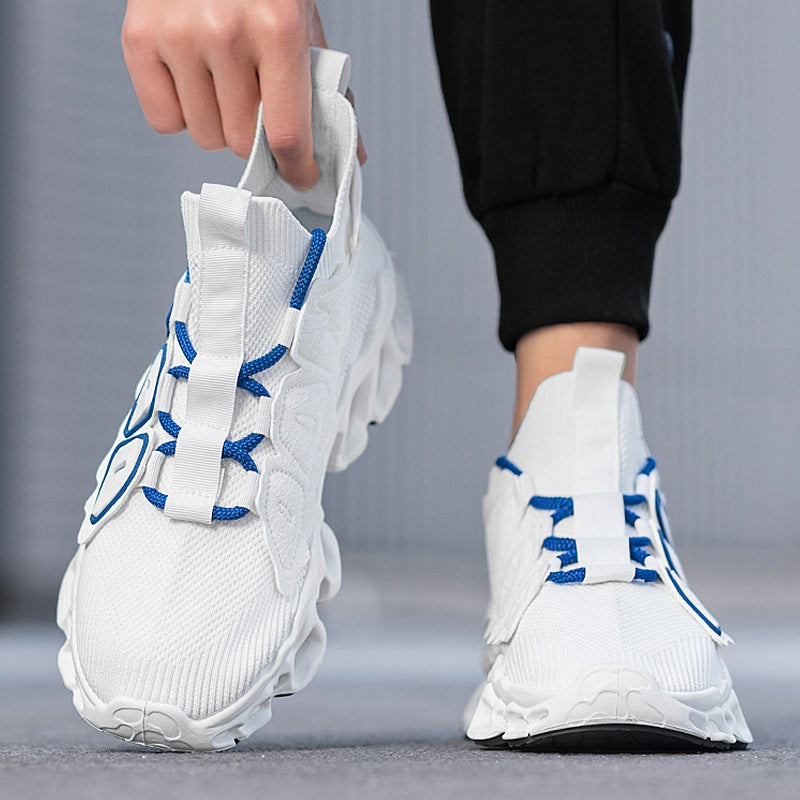 Damen Sportliche High-Performance Sneakers mit atmungsaktiver Oberflächenstruktur EB