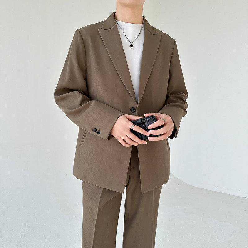Herren eleganter Anzugblazer mit modernem Schnitt und feinem Innenfutter EB