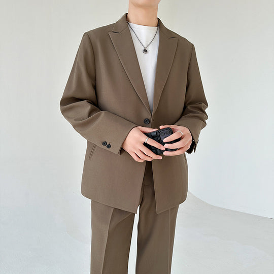 Herren eleganter Anzugblazer mit modernem Schnitt und feinem Innenfutter EB