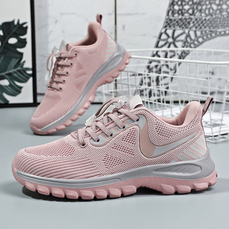 Damen Sportliche Laufschuhe mit atmungsaktivem Obermaterial und flexiblem Tragekomfort EB