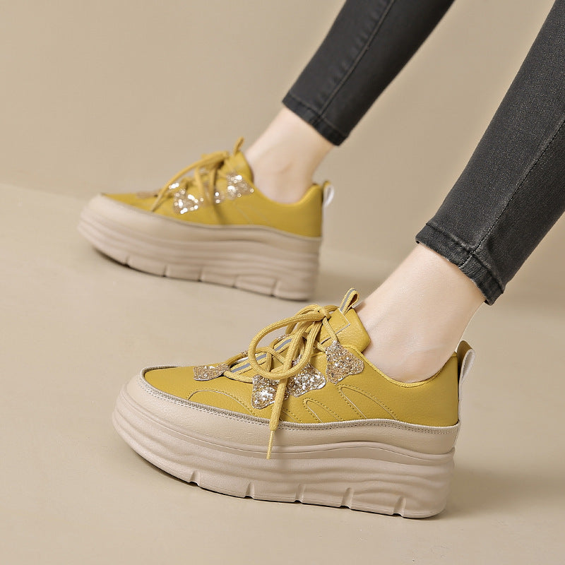 Damen Fashionable Plateau Sneakers EB
