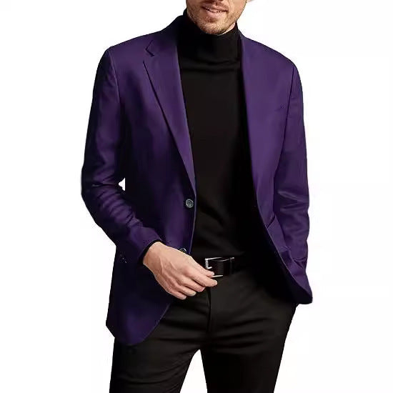 Herren eleganter Sakko mit modernem Schnitt und maßgeschneiderter Passform EB