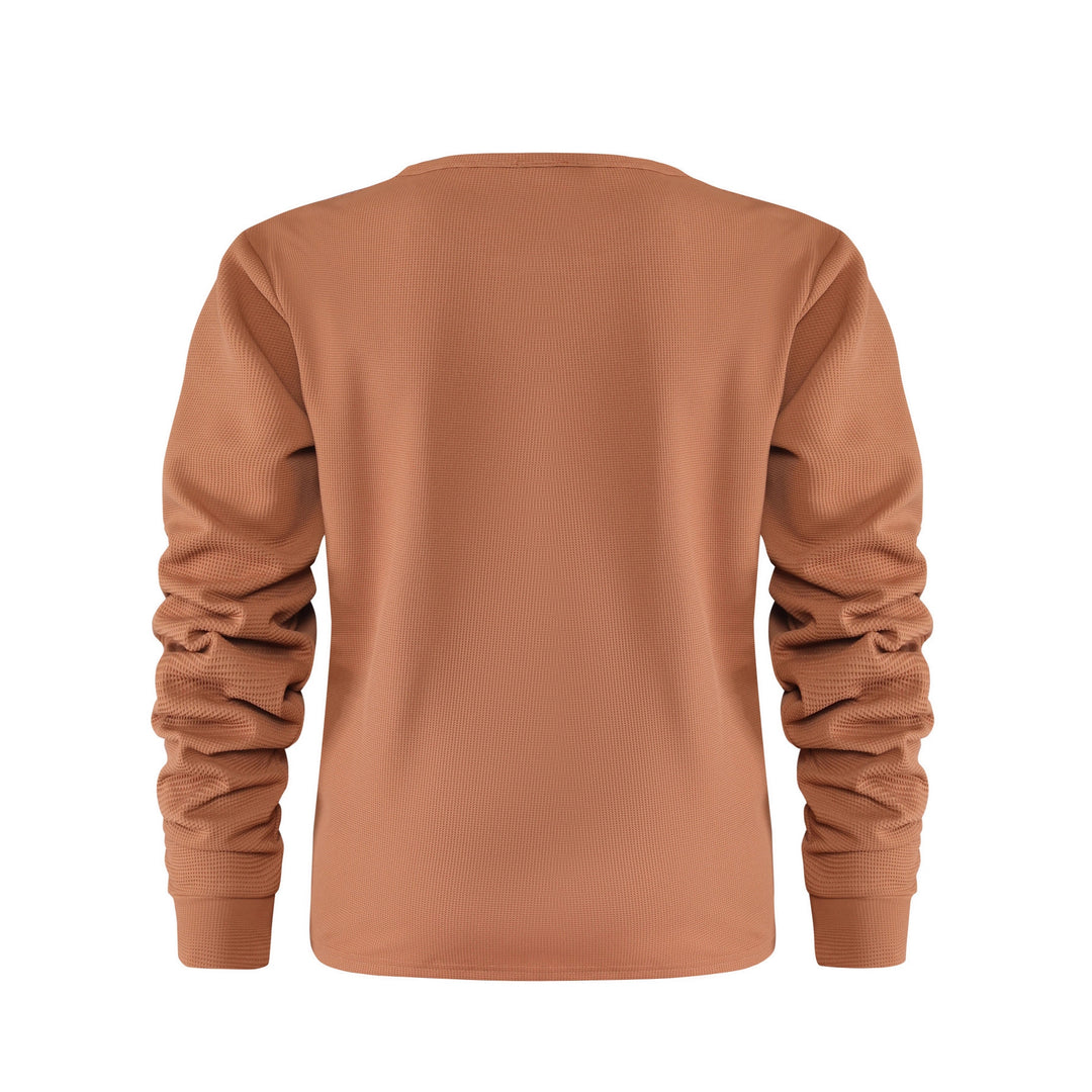 Herren Langarmshirt aus strukturiertem Material EB
