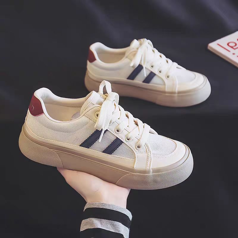 Damen Sneakers mit atmungsaktivem Netzobermaterial und dämpfender Sohle EB