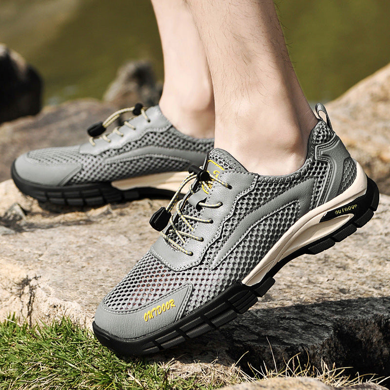 Herren Atmungsaktive Outdoor-Sneaker mit rutschfester Sohle EB