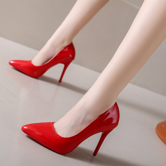 Damen elegante Stiletto-Pumps mit modischer Spitzenform EB