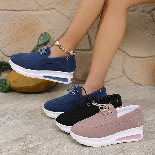 Damen Bequeme Slip-On Sneaker im eleganten Mokassinstil EB