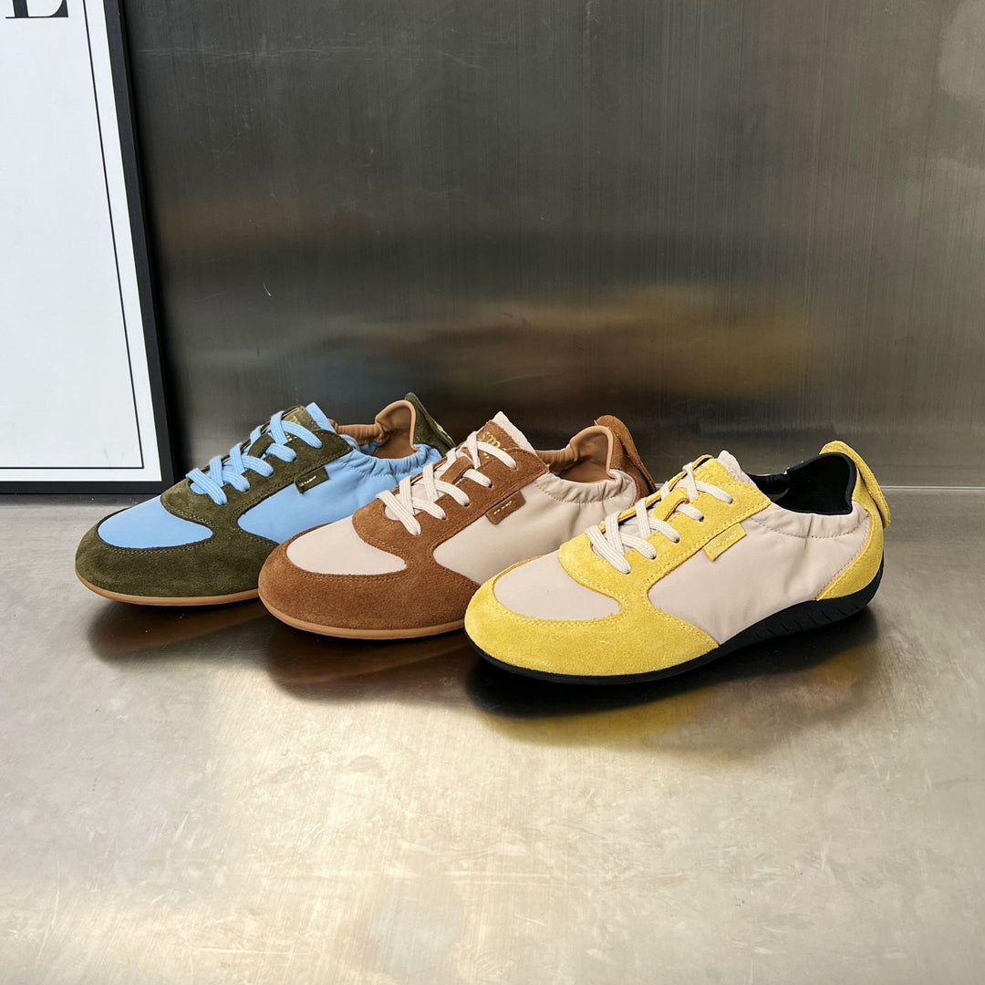 Damen Sportliche Sneakers mit atmungsaktiver Obermaterialkombination und rutschfester Sohle EB