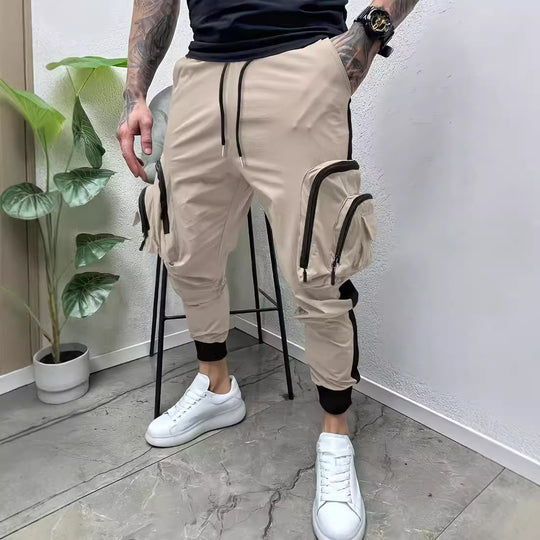 Herren Cargo-Hose mit praktischen Reißverschlusstaschen EB