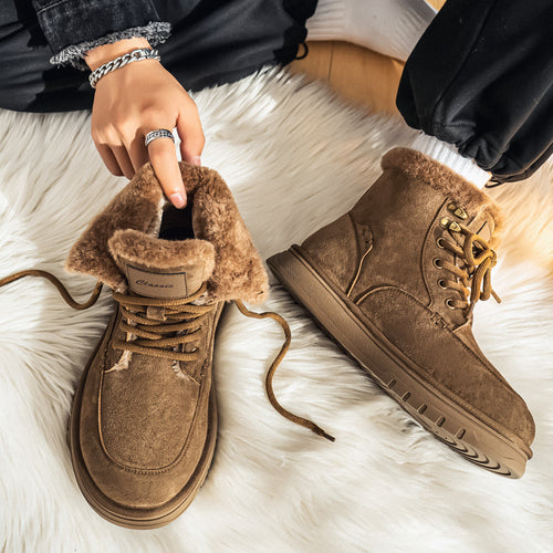 Damen Sportliche Winterstiefel mit warmem Innenfutter und rutschfester Sohle EB
