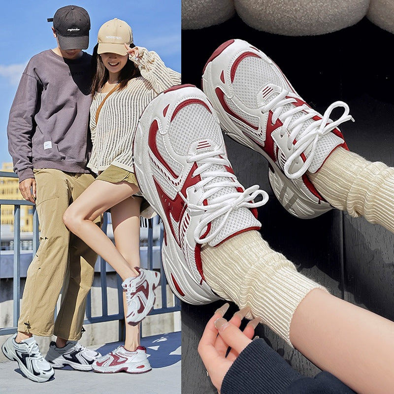 Damen Sportliche Lauf-Sneaker mit atmungsaktiver Mesh-Oberfläche EB