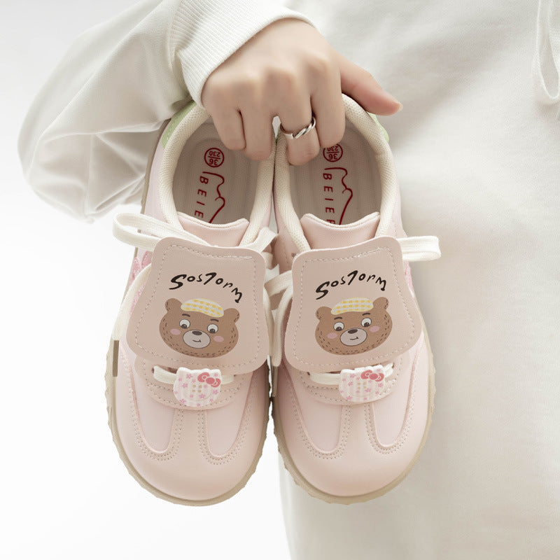Damen Freizeit Sneakers mit weicher Gummi-Außensohle und atmungsaktivem Obermaterial EB