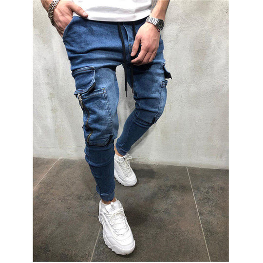 Herren Cargo-Jogginghose mit modischem Slim-Fit Schnitt und praktischen Taschen EB