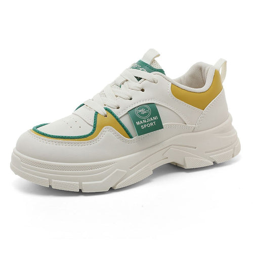 Damen Sportliche Chunky Sneakers mit atmungsaktiver Oberflächenstruktur EB