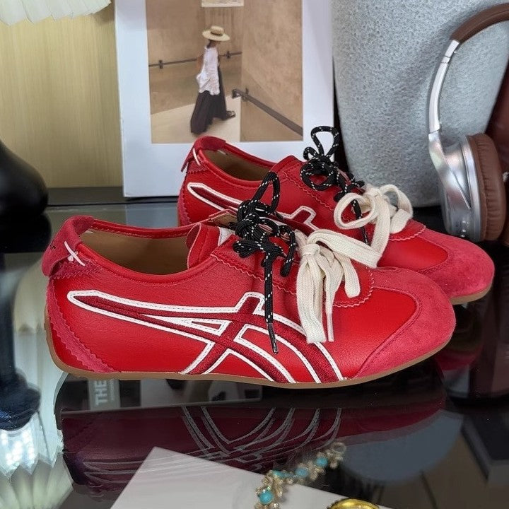 Damen Sneakers mit modischem Design und bequemem Schnürverschluss EB