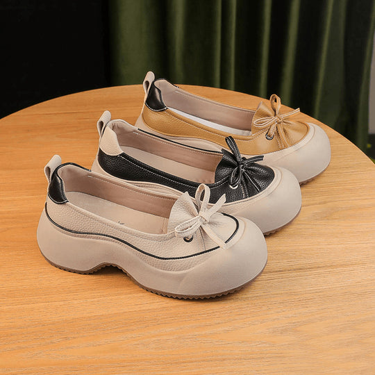 Damen modische Plateauschuhe mit innovativer Sohle und stilvollem Design EB