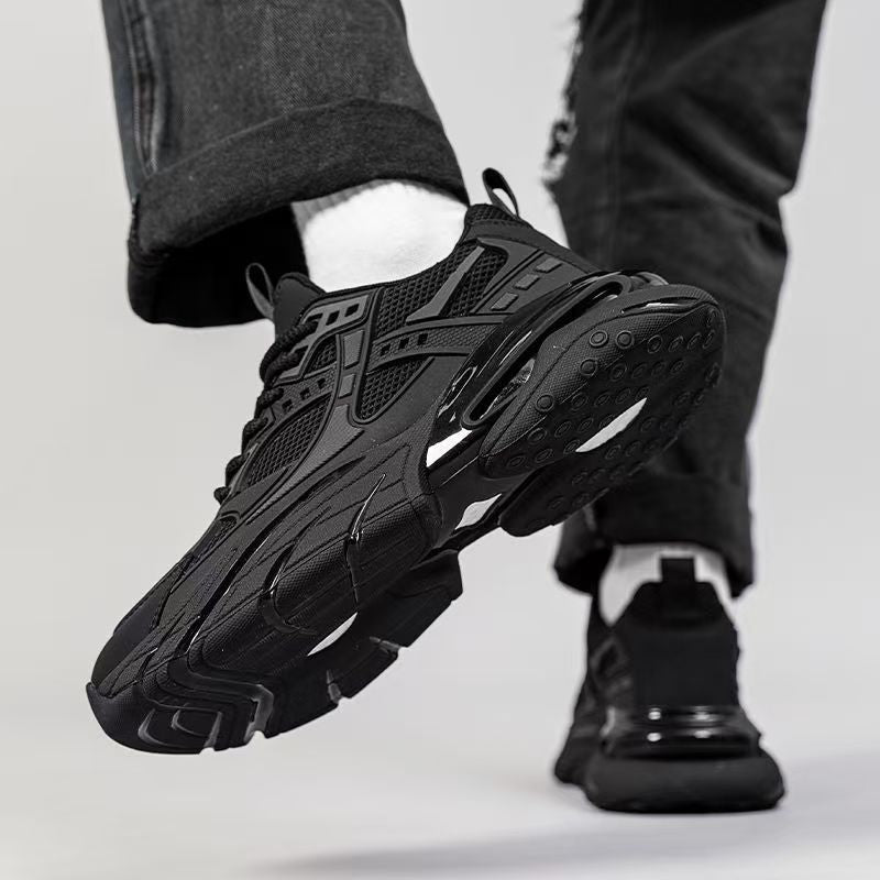 Damen Sportliche Sneakers mit atmungsaktiver Mesh-Oberfläche und stoßdämpfender Laufsohle EB
