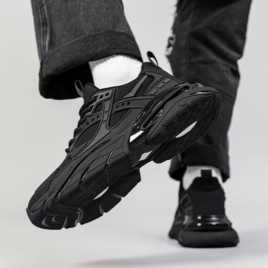 Damen Sportliche Sneakers mit atmungsaktiver Mesh-Oberfläche und stoßdämpfender Laufsohle EB