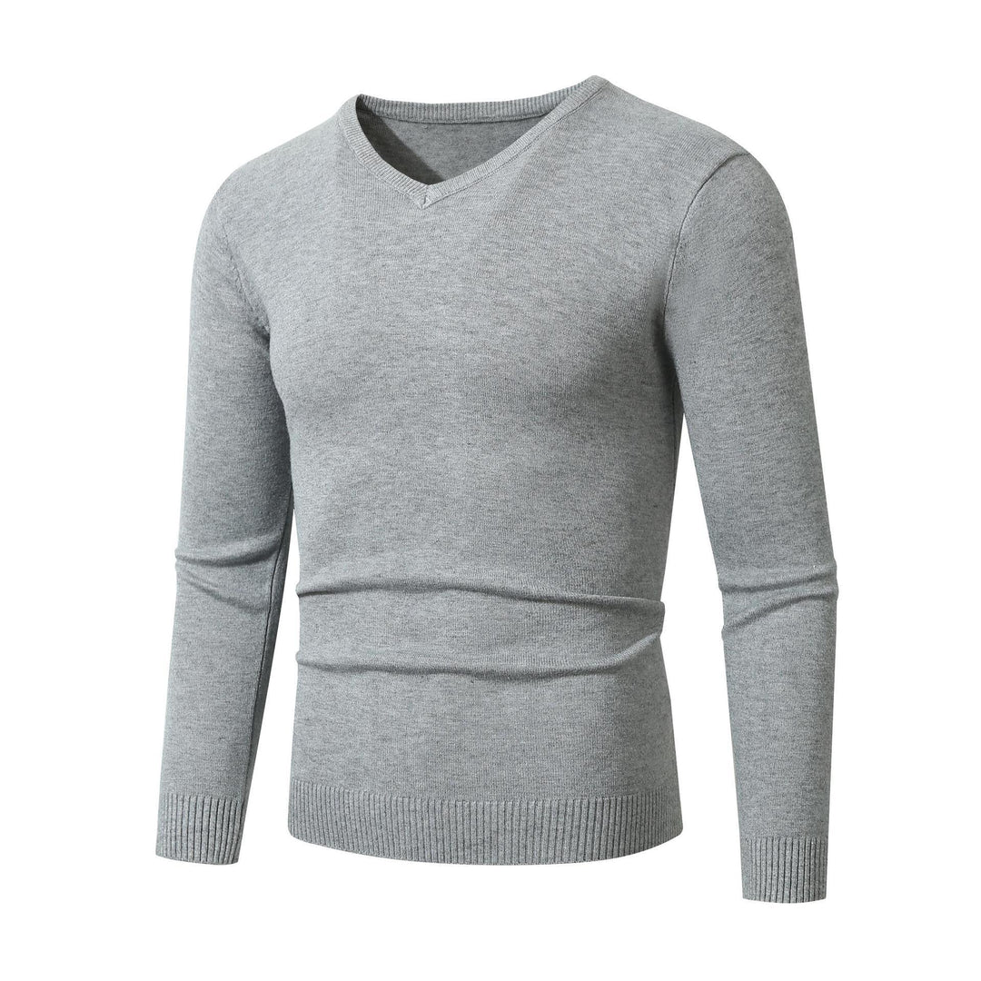 Herren eleganter V-Ausschnitt Pullover EB