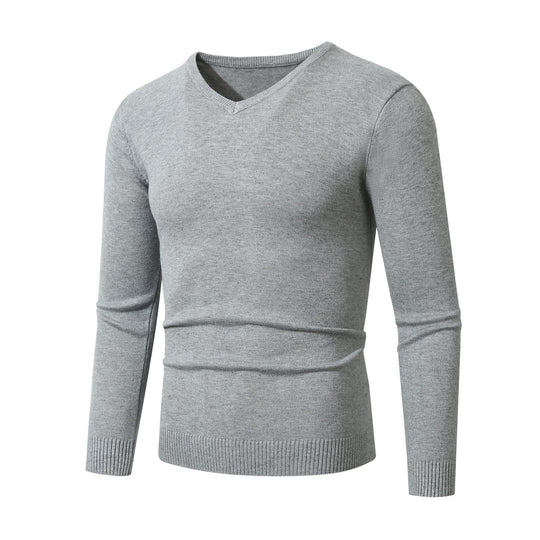 Herren eleganter V-Ausschnitt Pullover EB