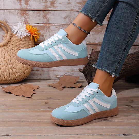 Damen Sportliche Freizeitsneaker mit atmungsaktiver Obermaterialstruktur und rutschfester Sohle EB
