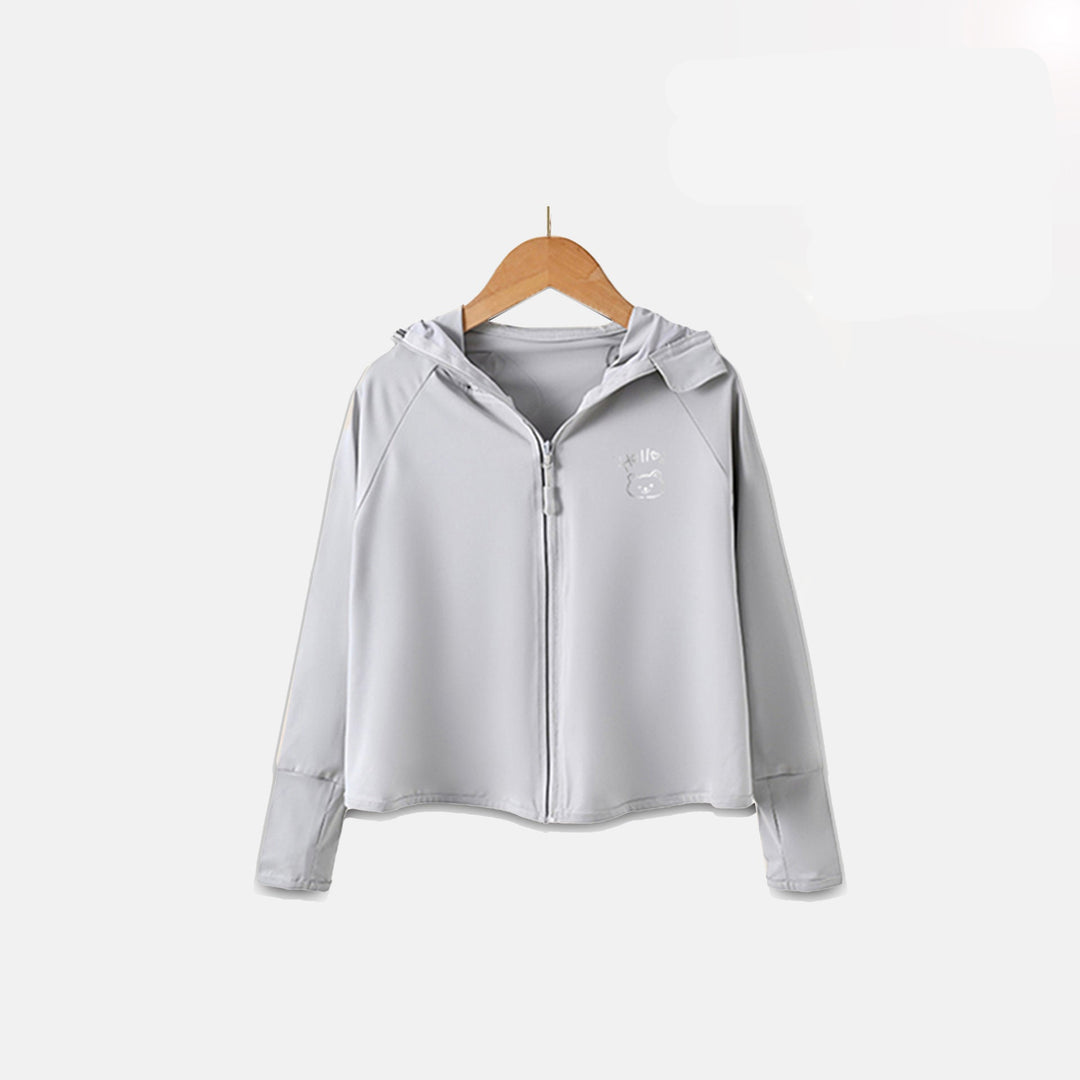 Damen Leichte Kapuzenjacke mit lässigem Schnitt EB
