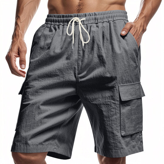 Herren Cargo-Shorts mit praktischen Seitentaschen und verstellbarem Kordelzug EB